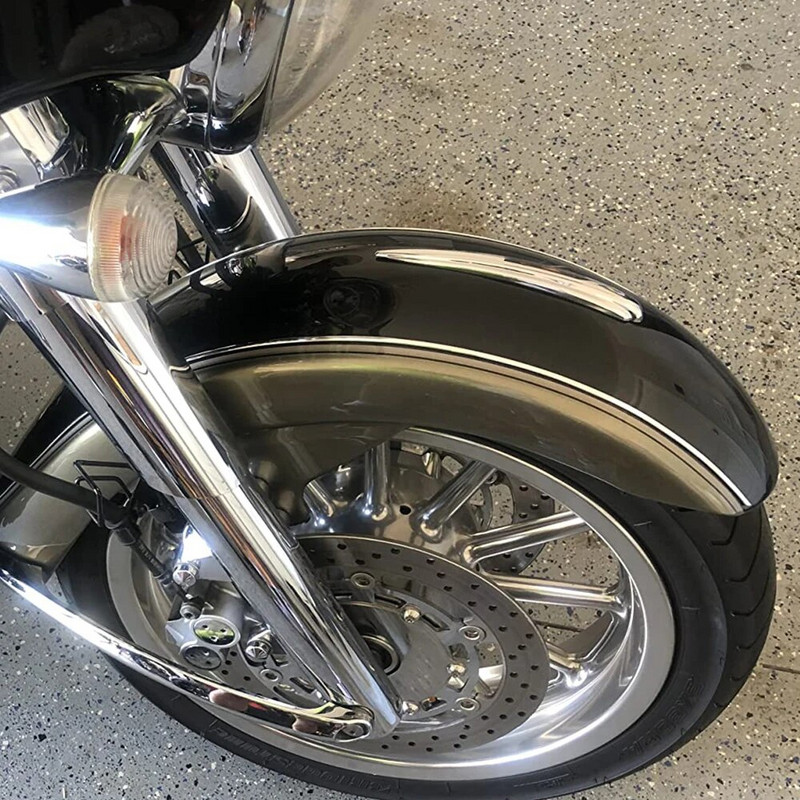 Motocikla priekšējā spārna apdare ABS plastmasas hroms Harley Touring Street Glide Road Glide 1984-2019 Softail FLDE FLHC FLHCS