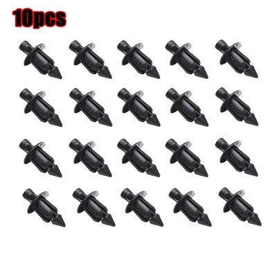 6 mm musta neetkattega kere trimmipaneeli kinnituskruvi klambrid universaalsed Suzuki Honda Yamaha Kawasaki jaoks
