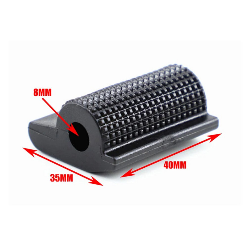 1 tk universaalne mootorratta käigukangi pedaali jalapadja kummikate Yamaha R1 R6 R7 MT09 jaoks Kawasaki Ninja jaoks Honda jaoks