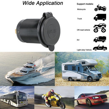 Φορτιστές 12V 24V αυτοκινήτου USB 3.0 Προσαρμογέας τροφοδοσίας για Boat Marine Caravan RV Truck Trailer Off Road 4x4 Automobile Accessories