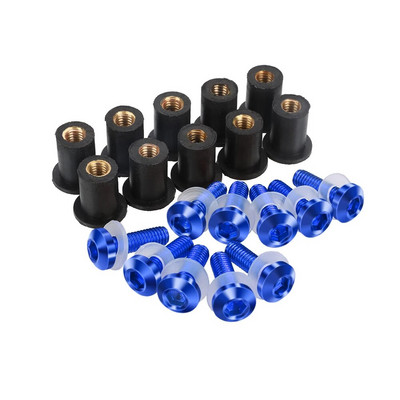10 buc. șuruburi de parbriz M5 5mm kituri de șuruburi pentru YAMAHA T-MAX500 XP500 T-MAX530 XP530 TMAX530 TMAX 560 SX/DX/MAX TECH