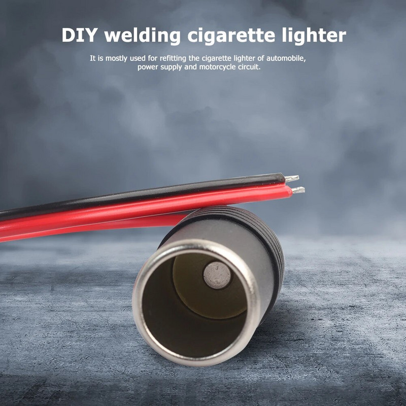 12V 10A auto sigaretisüütaja laadija kaabli pistikupesa emane pistik 30cm 100cm