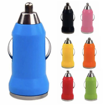 12V Colorful Car Charger Powder Adapter ABS Fireproof Material Car Cigarette Lighter USB Mobile Phone Charger For Car Truck