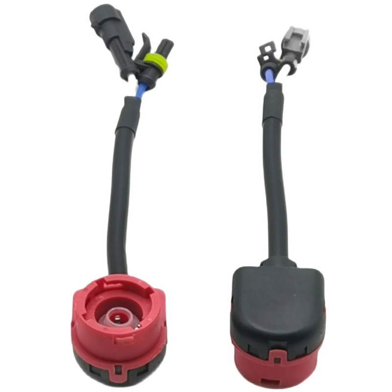 2PCS D2S D4S Socket Adapters 12V AC d2s d4s Μετατροπείς Xenon Σύρμα Καλώδιο Σύνδεση Ρελέ Πλεξούδα 12V Αυτοκίνητα HID Προβολείς Λαμπτήρες