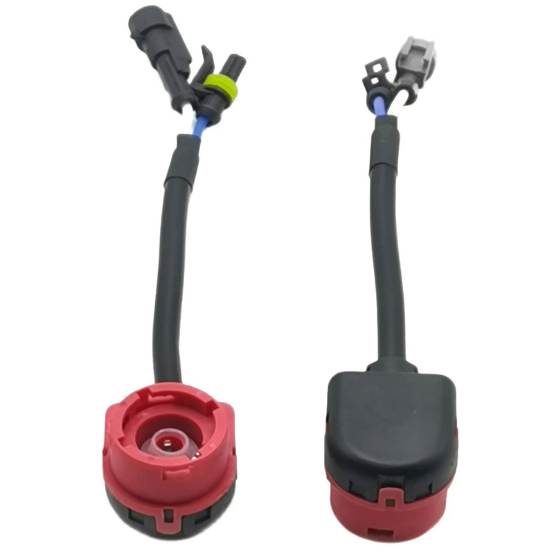 2PCS D2S D4S Socket Adapters 12V AC d2s d4s Μετατροπείς Xenon Σύρμα Καλώδιο Σύνδεση Ρελέ Πλεξούδα 12V Αυτοκίνητα HID Προβολείς Λαμπτήρες
