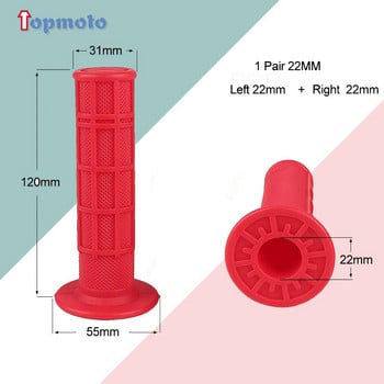 Χειρολαβές 22mm για κινέζικες μοτοσικλέτες 50 70 90 110 125 150 200 250cc Thumb Throttle Kid Youth 4 Wheeler Quad ATV