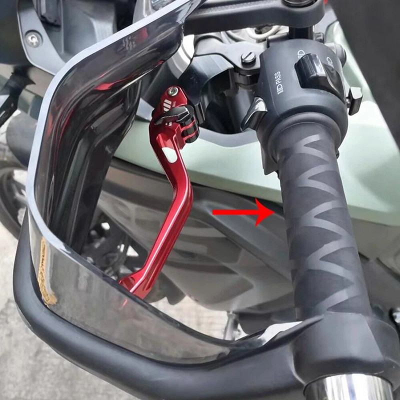 Csúszásmentes gumi markolat kesztyű motorkerékpár fogantyú burkolat univerzális hőre zsugorodó markolat védő hüvely kormányrúd burkolatok