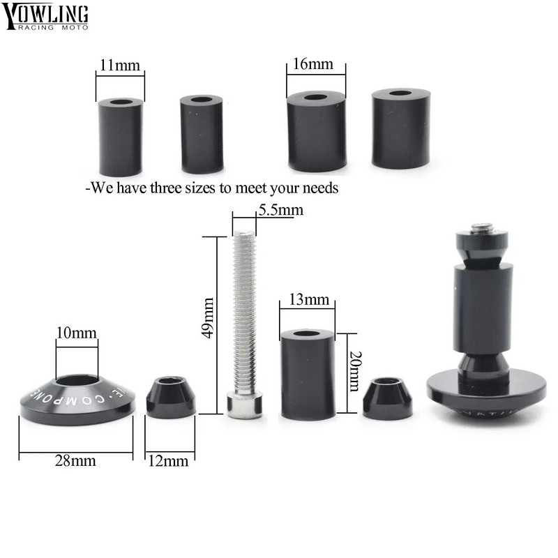 Motocikla 7/8" 22 MM stūres rokturi Stūres stieņa gala vāciņš priekš Granturismo 125/200 GTS 125/250 S125/150/300 Super