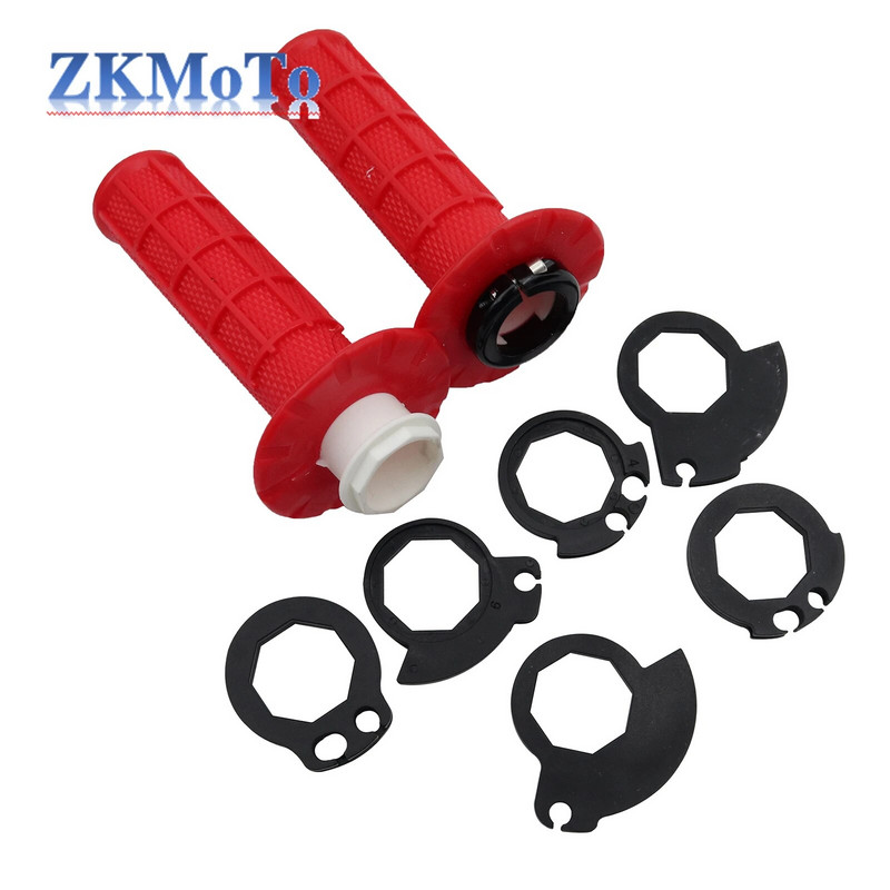 Motocikla rokturi 7/8" 22 mm rokas rokturis ar nofiksējamu kameru Yamaha Honda Kawasaki Suzuki KTM Dirt Bike motocikla stūrei