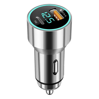 Fast USB Car Charger QC3.0 PD20W Auto USB Fast Charger Fast Charging Auto Charger Adapter for Mini Cars SUVs RV Trucks Sedan