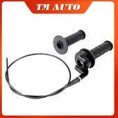 SPELAB 1 pereche mâner de mână pentru motocicletă 7/8" 22mm cu cablu de accelerație mâner pentru bară pentru ATV Quad Pit Dirt Bike Motocross Racing