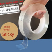 Нано лента с висок вискозитет, безшевно лепило за куки, акрилно 3-метрово двустранно тиксо, водоустойчиво, устойчиво на висока температура двустранно тиксо