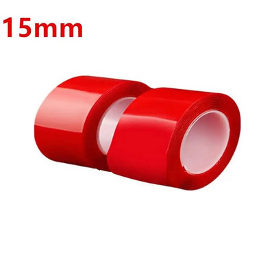 300CM двустранно самозалепваща се лента за стикери Нано прозрачна многократна водоустойчива здрава самозалепваща лента Почистваем стикер за защита на автомобила