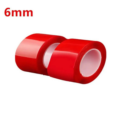 300CM двустранно самозалепваща се лента за стикери Нано прозрачна многократна водоустойчива здрава самозалепваща лента Почистваем стикер за защита на автомобила