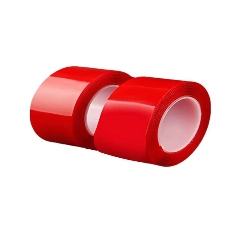 300CM двустранно самозалепваща се лента за стикери Нано прозрачна многократна водоустойчива здрава самозалепваща лента Почистваем стикер за защита на автомобила