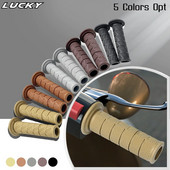 Retro Moto Grip Classic Scooter Parts Vintage 7/8" 22 24mm Motobike Rokturis Cafe Racer Gumijas Motocikla Stūrei