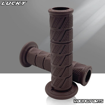 Retro Moto Grip Classic Scooter Parts Vintage 7/8" 22 24mm Motobike Rokturis Cafe Racer Gumijas Motocikla Stūrei