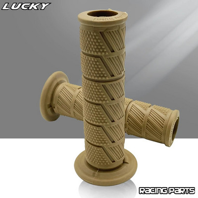 Retro Moto Grip Classic Scooter Parts Vintage 7/8" 22 24mm Motobike Rokturis Cafe Racer Gumijas Motocikla Stūrei