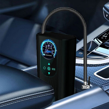 Μίνι αντλία ελαστικών υψηλής ακρίβειας 12V Ηλεκτρονική φουσκωτή αντλία αναπτήρα τσιγάρων για αυτοκίνητο αυτοκινήτου