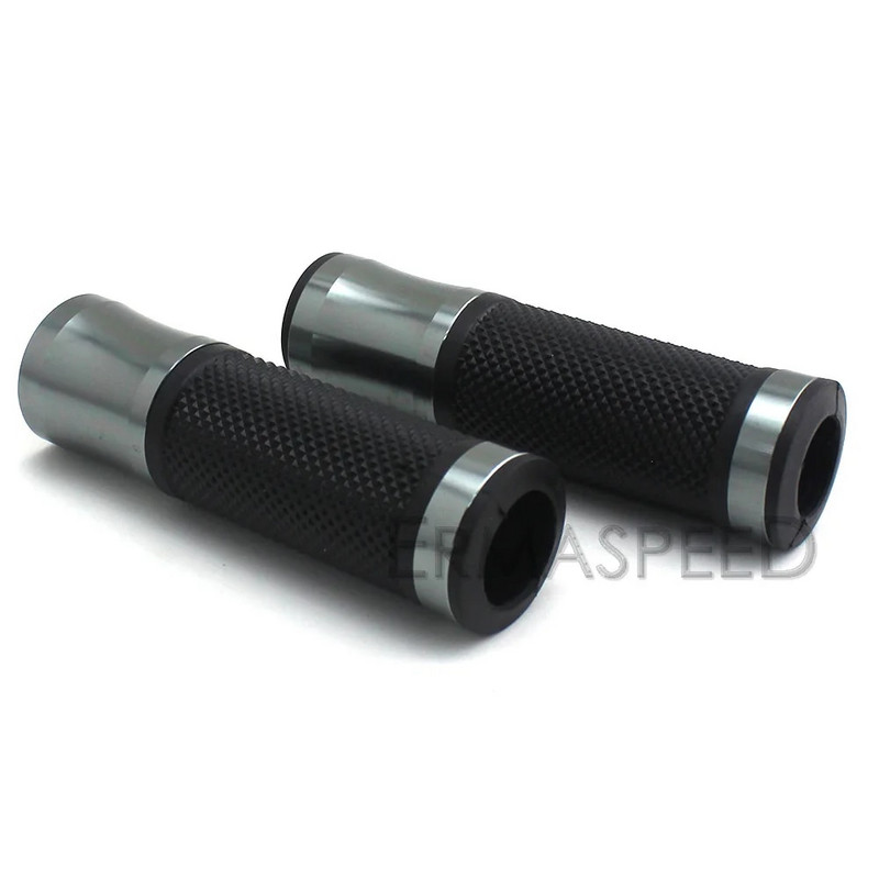 1 par 7/8" 22 mm univerzalnih motociklističkih rukohvata CNC aluminij + guma crveno plavo zlatno ručko za upravljač za skuter E-bicikl motocikl