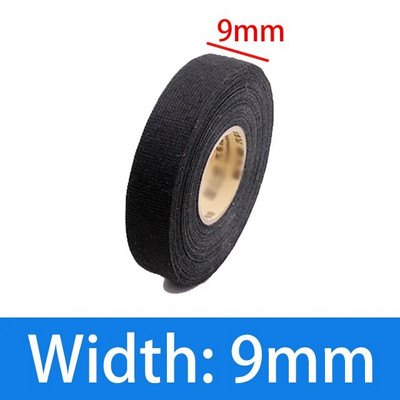 15 M karstumizturīga lipīga auduma auduma lente automašīnu auto kabeļu instalācijas vadu stieņu aizsardzībai, lai novērstu neparastu troksni