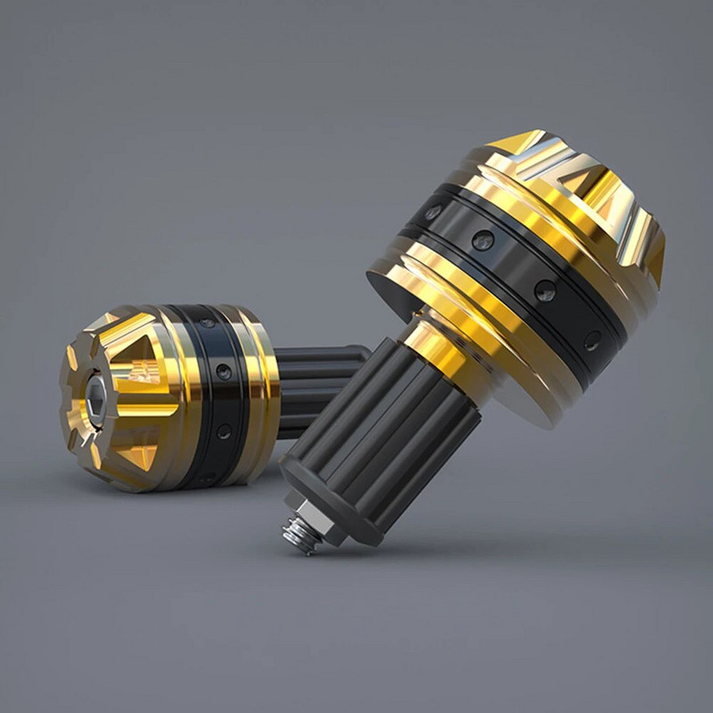 2KOM Motociklističke ručke Ručke Ručke Ručke Moto CNC Metalni upravljač Protuuteg Utikač Klizač Motor Bicikl Ručke Dodaci Dirt Bike