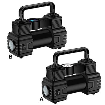 Помпа за автомобилни гуми 150 PSI 12V с цифров манометър Преносим въздушен компресор