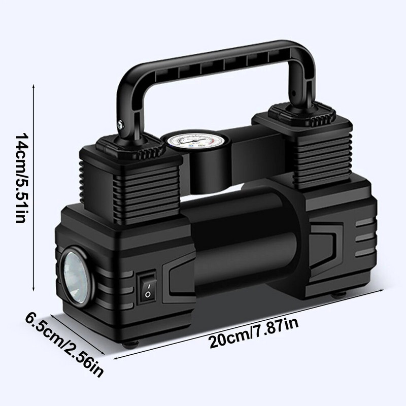 Auto riepu sūknis 150 PSI 12V ar digitālo spiediena mērītāju portatīvo gaisa kompresoru