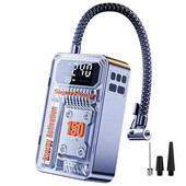 Bezvadu/vadu automašīnas gaisa kompresors 4000mAh elektriskais gaisa sūknis riepu piepūšamais sūknis mehānisks rūpnieciska stila automašīnu riepu piepūtējs