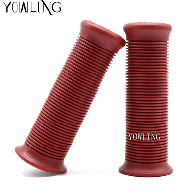 1 ζεύγος 25mm 28mm Vintage Χειρολαβές Μοτοσικλέτας Λαστιχένιες λαβές τιμονιού γενικής χρήσης Hand Grip Bar End For Cafe Racer Bobber Custom