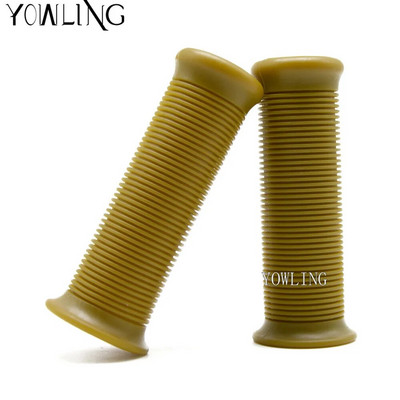 1 ζεύγος 25mm 28mm Vintage Χειρολαβές Μοτοσικλέτας Λαστιχένιες λαβές τιμονιού γενικής χρήσης Hand Grip Bar End For Cafe Racer Bobber Custom