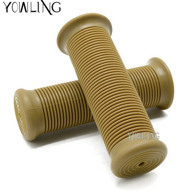 1 ζεύγος 25mm 28mm Vintage Χειρολαβές Μοτοσικλέτας Λαστιχένιες λαβές τιμονιού γενικής χρήσης Hand Grip Bar End For Cafe Racer Bobber Custom