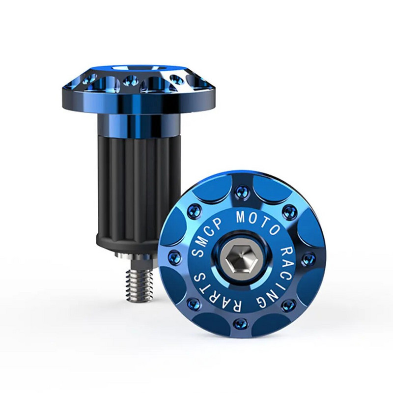 2 DB CNC fém fogantyúvégek fogantyúk univerzális 16-18 mm-es motorkerékpár-kormány ellensúlyos dugós csúszka Dirt Bike tartozékokhoz