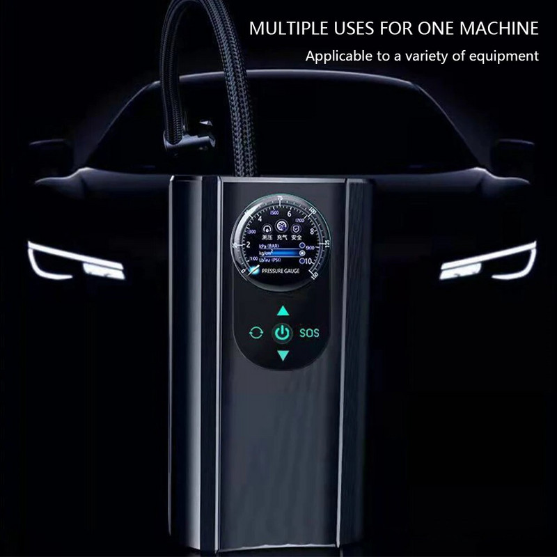 12V oro siurblys automobilio belaidis nešiojamas oro kompresorius automobilio siurblys pripučiamas ratų padangas oro purkštukas automobilio padangų pripūtimo automobilio kompresorius