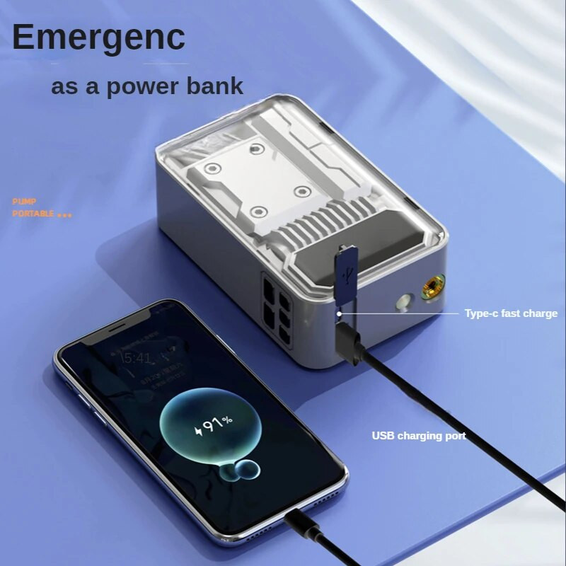 Bezvadu 4000mAh/vadu automašīnas gaisa kompresors elektriskais gaisa sūknis riepu piepūšamais sūknis mehānisks rūpnieciska stila automašīnu riepu piepūtējs