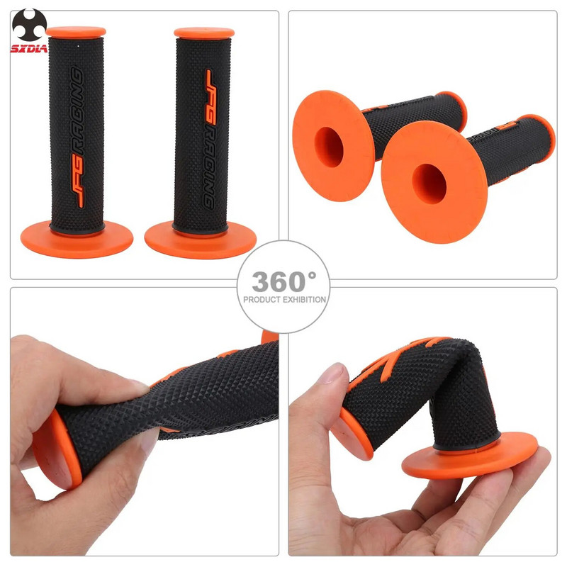 Motocikla JFG 7/8" stūres roktura rokturi KTM HONDA YAMAHA KAWASAKI SUZUKI Dirt Pit Motocross Enduro MX