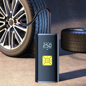 Φορητός αεροσυμπιεστής αυτοκινήτου με LED Light Electric Tire Inflator 150 PSI Smart Digital Inflatable Pump Auto Pump