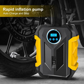 120 W automašīnas kompresors 12 V 150 psi 22 l pārnēsājams automobiļu sūknis, LED vadu digitālais riepu gaisa piepūšanas velosipēda sūknis ar LED lampu