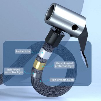 Интелигентен въздушен компресор 7.4/12V цифрова въздушна помпа 150PSI помпа за автомобилни гуми безжичен въздушен компресор за превозно средство камион мотоциклет топки