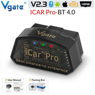 Vgate iCar Pro Bluetooth 4.0/WIFI autodiagnostika tööriist V2.3 OBD2 EOBD koodilugeja automaatne skanner 16PIN Androidi/IOS/PC PK Elm327 jaoks