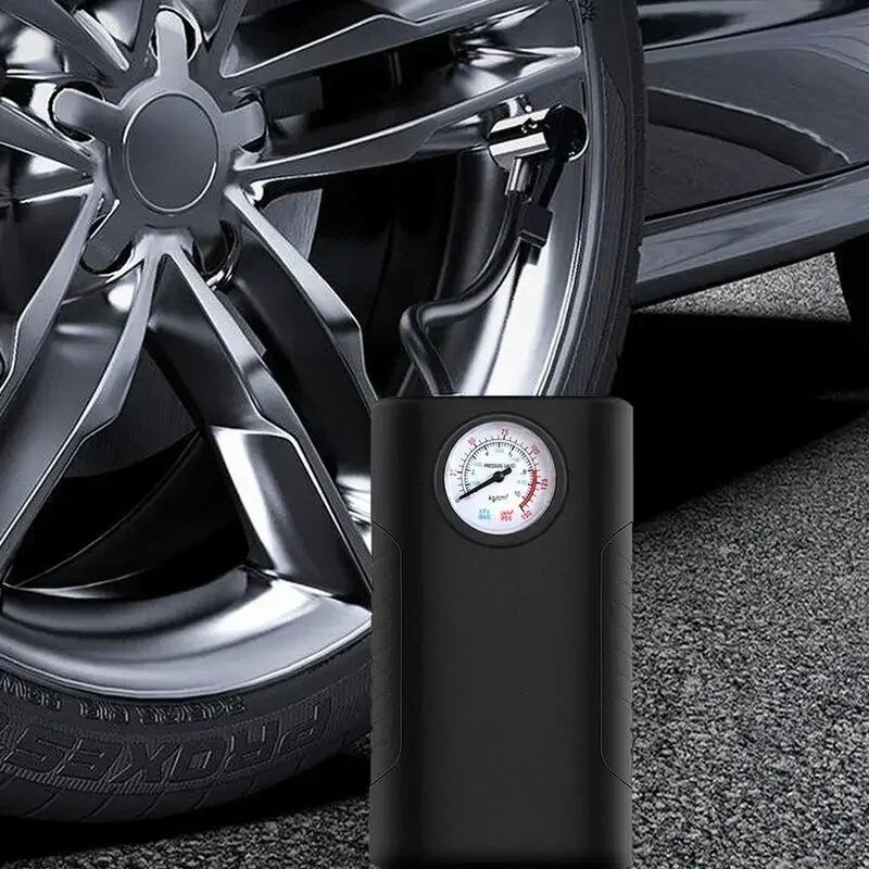 Mini rokas pārnēsājams automašīnas uzlādes sūknis Smart elektriskā transportlīdzekļa riepu piepūšanas gaisa kompresors motocikla velosipēda bumbiņai