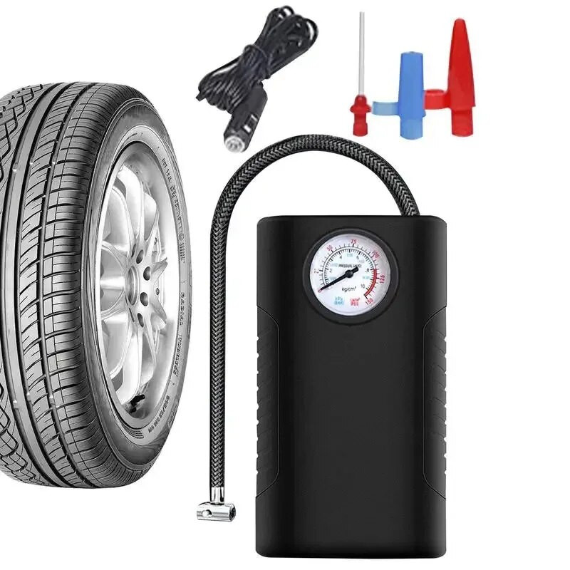 Mini rokas pārnēsājams automašīnas uzlādes sūknis Smart elektriskā transportlīdzekļa riepu piepūšanas gaisa kompresors motocikla velosipēda bumbiņai