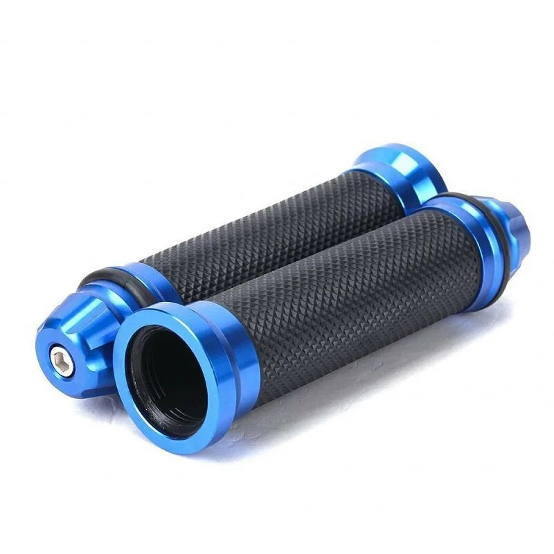 Universāls gumijas porains cirsts motocikla stūres rokturi Motocikla roktura rokturis priekš Honda Suzuki Kawasaki Yamaha 5 Color