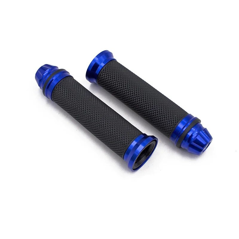 Universāls gumijas porains cirsts motocikla stūres rokturi Motocikla roktura rokturis priekš Honda Suzuki Kawasaki Yamaha 5 Color