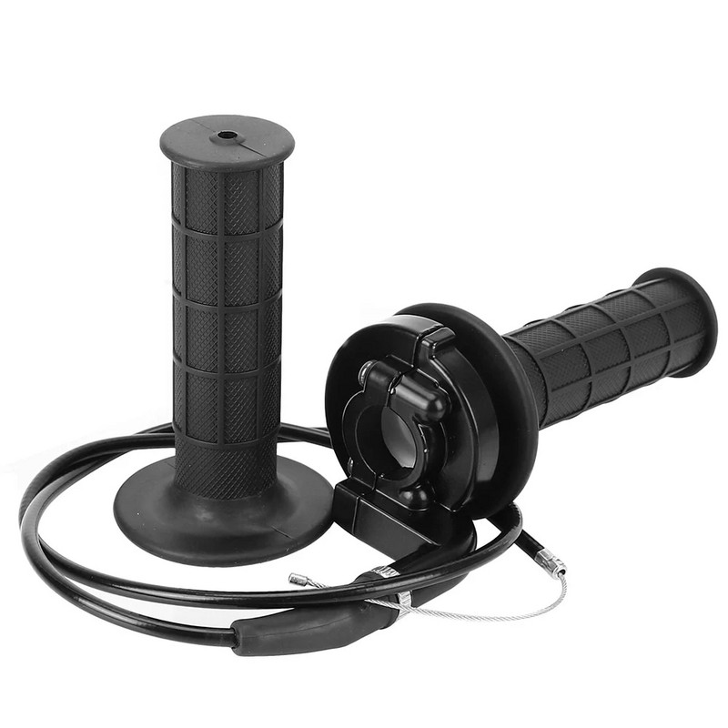 1 pereche de accesorii pentru motociclete 7/8" 22mm mâner motocicletă accelerație mâner universal mâner și set cablu bară mâner