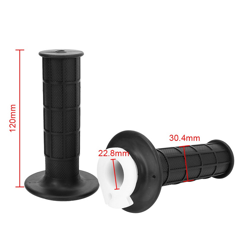 1 pereche de accesorii pentru motociclete 7/8" 22mm mâner motocicletă accelerație mâner universal mâner și set cablu bară mâner