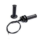 Motocikla 1 pāris 7/8 collu 22 mm rokas rokturis ar droseles troses roktura roktura rokturiem Pit Dirt Bike ATV kvadraciklu motokrosa sacīkstēm