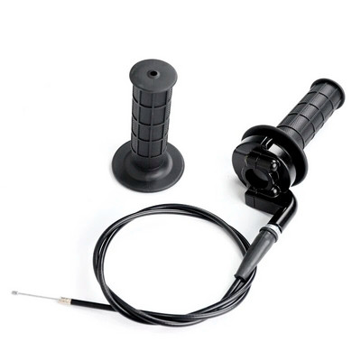 Motocikla 1 pāris 7/8 collu 22 mm rokas rokturis ar droseles troses roktura roktura rokturiem Pit Dirt Bike ATV kvadraciklu motokrosa sacīkstēm