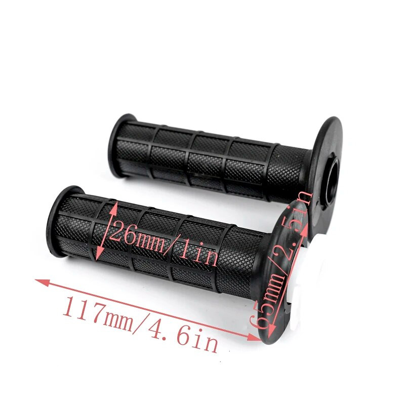 Motocikla 1 pāris 7/8 collu 22 mm rokas rokturis ar droseles troses roktura roktura rokturiem Pit Dirt Bike ATV kvadraciklu motokrosa sacīkstēm