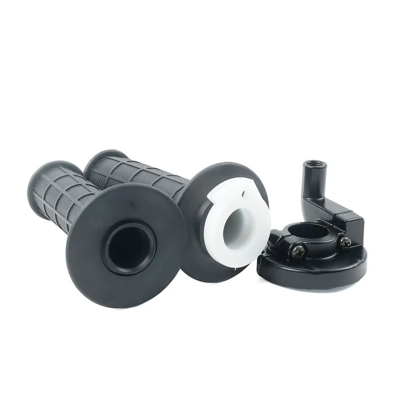 Motocikla 1 pāris 7/8 collu 22 mm rokas rokturis ar droseles troses roktura roktura rokturiem Pit Dirt Bike ATV kvadraciklu motokrosa sacīkstēm